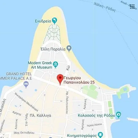 Beautiful Center Flat Apartment Rhodes City